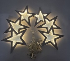 LED-Lichterkette Sterne Star-Max 35852 mit Infinity Effekt, 6 Sternen 180LED,Neu