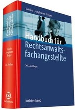 Handbuch für Rechtsanwaltsfachangestellte von Jakoby, Ma... | Buch | Zustand gut