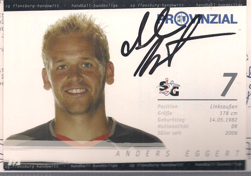 Autogramm anders eggert - autogramm,