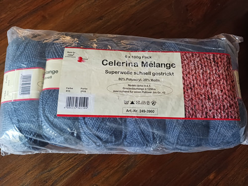 Wollpaket 6x100gr celerina - wollpaket,