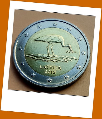 Euro gedenkmünze lettland - euro,