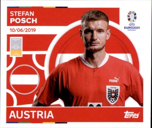 Topps euro 2024 - sticker, aut