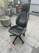 Porsche Accu Bürostuhl 997 Leder schwarz, sehr guter Zustand !