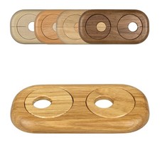 Doppel-Heizungsrohr Rosette