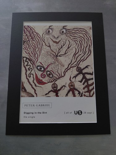 Peter gabriel poster - peter, digging