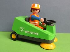 Playmobil 3790 Kehrmaschine mit Fahrer Bauhof City-Service City-Life
