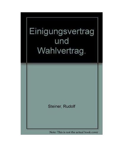 Einigungsvertrag und
