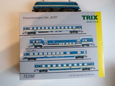 Minitrix  Elektro-Lok mit  Personenwagen-Set "Alex"  16951/15390 OVP  Spur N
