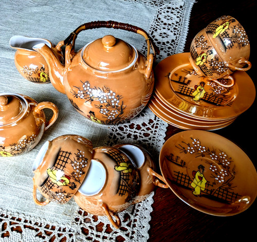 Japanisches teeservice 60er - teeservice,
