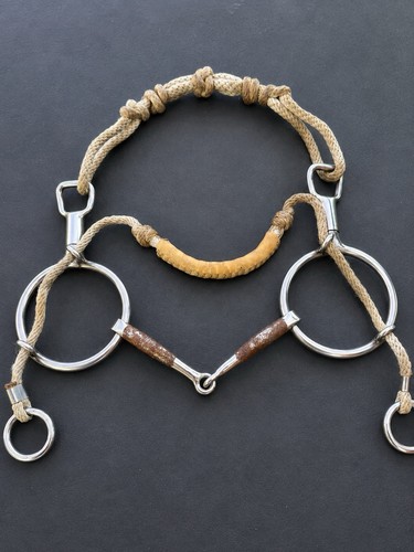 Hackamore rope bit - hackamore,