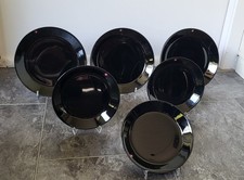 Iittala Teema Teller schwarz - Set aus 3 Tellern 21 cm und 3 Tellern 17 cm