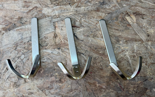 Garderobenhaken vintage alu - garderobenhaken,