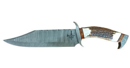 Damast jagdmesser - damast,
