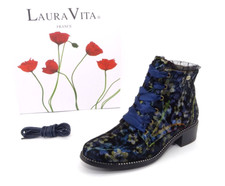 Laura Vita EMCMAO Stiefeletten Boots Damenstiefel Schuhe Indigo Gr. 39