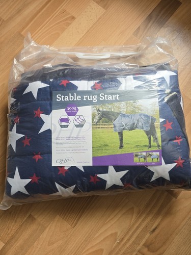 Qhp stalldecke 125cm - qhp, blau