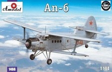 Amodel Antonov An-6 Bausatz 1:144 Model Kit Flugzeug Art. 1466