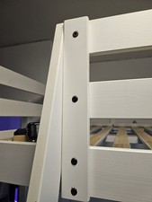 ikea hochbett 140x200 weiß, gebraucht, wie neu, tierfreier nichtraucher Haushalt