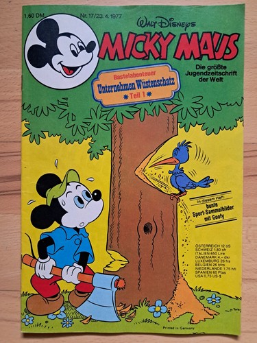 Micky maus vom 4 1977 - nr.17, 23.4.1977