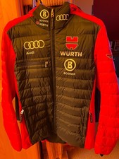 Nationalmannschafts Bogner Team DSV Würth Daunenjacke Gr.50 / M  Rot/schwarz