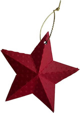 3D-Stern Stanzschablone aus