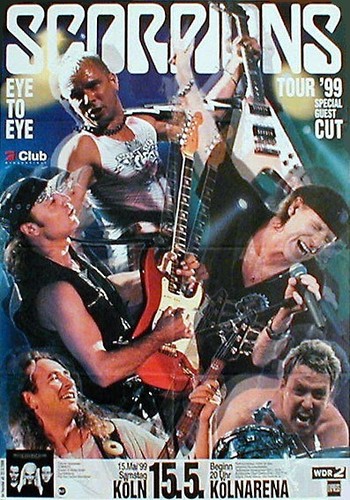 Scorpions rares konzertplakat - scorpions,
