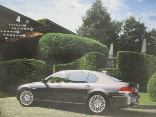 Bmw kalender 2007 e65 - 2007, +e65