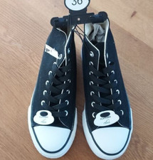 NEU !! Damen Chucks schwarz Gr. 36 Retro Vintage Style Gr. 36  Turnschuhe