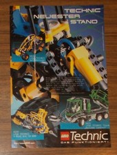 Seltene Werbung LEGO Technic 8299 U-Boot 8479 Barcode Control Truck 8414 1997