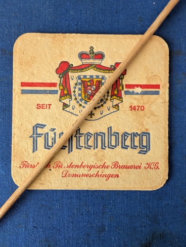 Bierdeckel fürstenberg - bierdeckel,