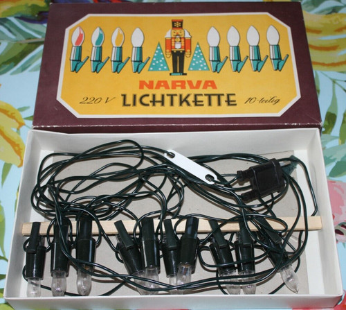 Ddr narva 10er lichterkette - ddr,