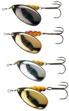 Mepps Aglia Spinner schwarz gold silber kupfer Hecht Barsch Raubfischköder Spinn