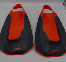Speedo Unisex Erwachsene Fastskin Kickfin  Große 46-47 Schwarz/Rot Wie Neu
