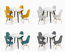 Moderner Esstisch weiß matt