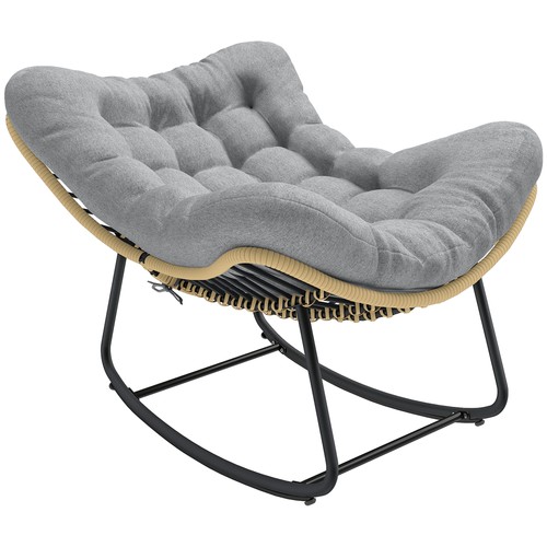 Rattan schaukelstuhl - rattan,