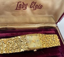 Elgin diamant zifferblatt gold - elgin,