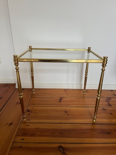 Mid century tisch aus messing - tisch,