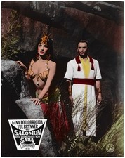 Gina Lollobrigida Yul Brynner Salomon und die Königin von Saba  orig. AHF #13