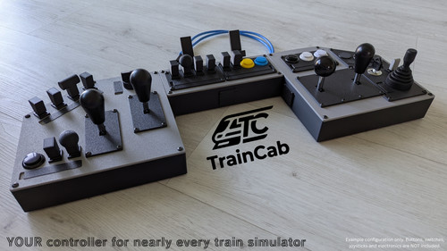 Traincab fahrpult für train - -,