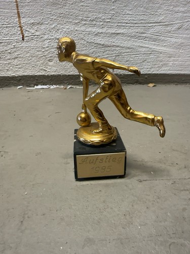 Vintage kegelpokal bowling - vintage,