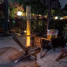 Feuersäule für Garten &