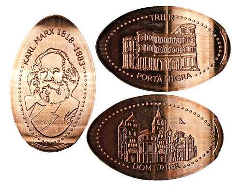 Trier elongated coins - 3x,