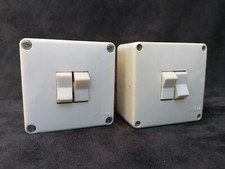 DDR Schalter Lichtschalter Aufputz Loft Vintage Feuchtraum Serienschalter alt