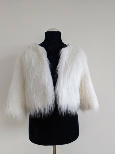 Pelz bolero jacke - (kunstpelz), bolero-jacke