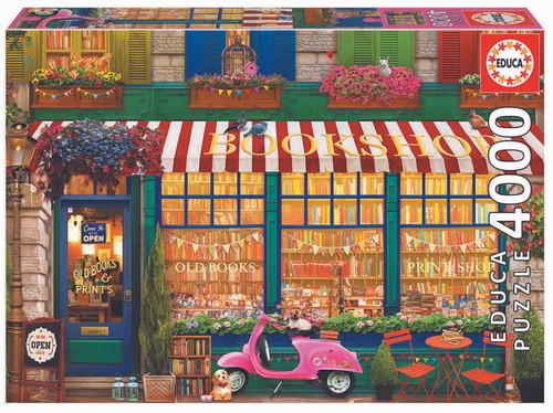 Puzzle vintage bookshop - -,