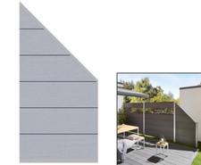 Sichtschutz System XL WPC grau