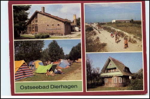 Ddr postkarte ostseebad - postkarte,