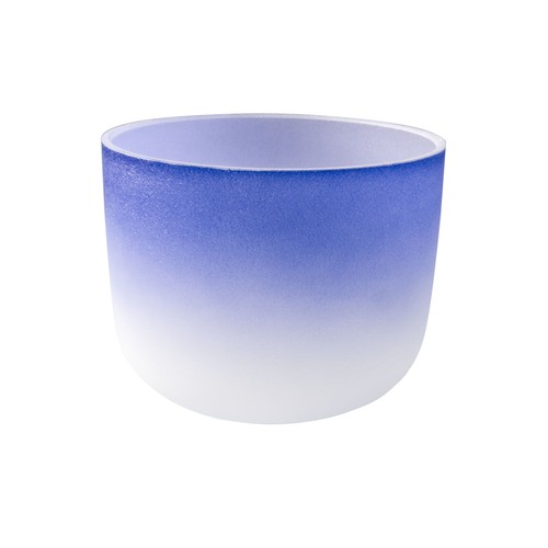 Crystal singing bowl - bowl, indigo