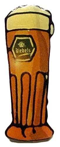 Diebels bierglas pin - bierglas, (h43n)