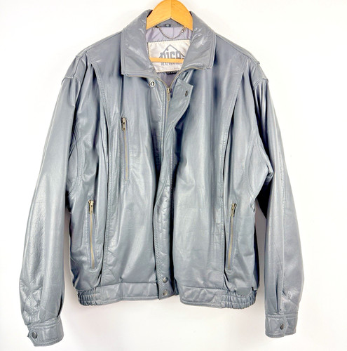 Nico vintage leder bomberjacke - leder,