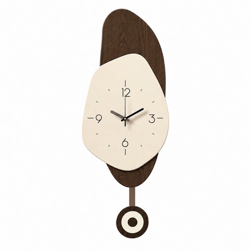Holzwanduhr mit